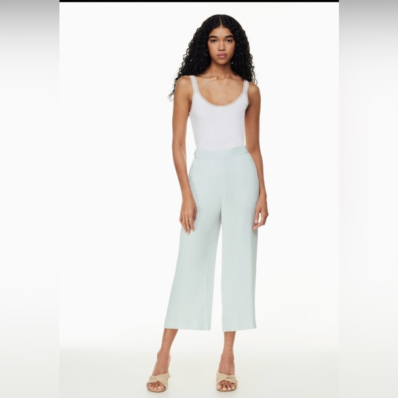 WILFRED | faun ankle pant - dark burgundy/maroon - Picture 4 of 8